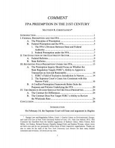 FPA Preemption