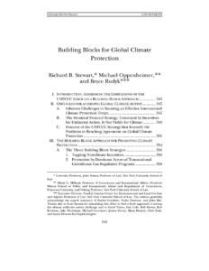 Building Blocks for Global Climate Protection
