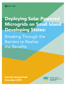 Deploying Solar Powered Microgrids on Small Island Developing States