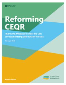 Reforming CEQR: Improving Mitigation Under the City Environmental Quality Review Process