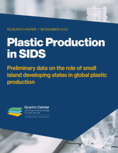 Plastic Production in SIDS: Preliminary Data on the Role of Small Island Developing States in Global Plastic Production